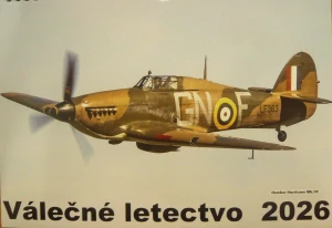 VÁLEČNÉ LETECTVO 2026 (nástěnný kalendář)