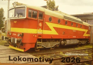LOKOMOTIVY 2026 (nástěnný kalendář)
