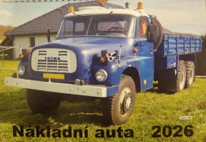 NÁKLADNÍ AUTA 2026 (nástěnný kalendář)