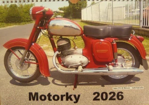 MOTORKY 2026 (nástěnný kalendář)