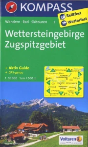 WETTERSTEINEBIRGE ZUGSPITZGEBIET/5 KOMPASS