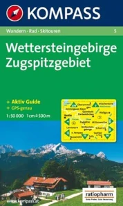 WETTERSTEINGEBIRGE ZUGSPITZGEBIET/5 KOMPASS