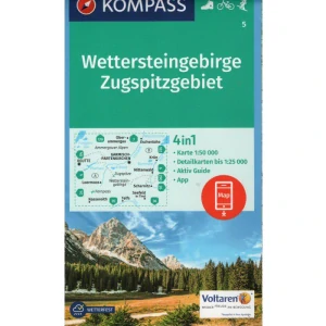 WETTERSTEINGEBIRGE ZUGSPITZGEBIET/5 KOMPASS