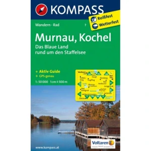 MURNAU, KOCHEL DAS BLAUE LAND RUND UM DEN STAFFELSEE/7 KOMPASS