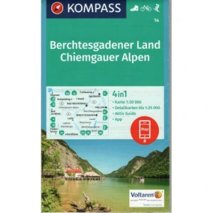 BERCHTESGADENER LAND CHIEMGAUER ALPEN/14 KOMPASS