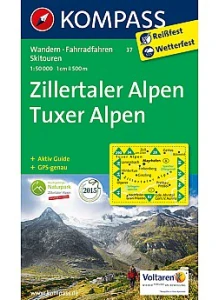ZILLERTALER ALPEN TUXER ALPEN/37 KOMPASS