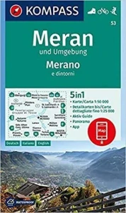 MERAN UND UMGEBUNG, MERANO E DINTORNI/53 KOMPASS