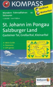 ST. JOHANN IM PONGAU SALZBURGER LAND/80 KOMPASS