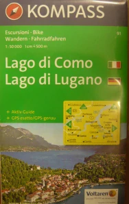 LAGO DI COMO LAGO DI LUGANO/91 KOMPASS