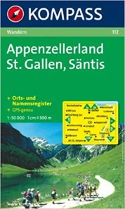 APPENZELLERLAND ST. GALLEN, SANTIS/112 KOMPASS