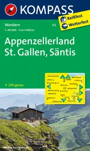 APPENZELLERLAND ST. GALLEN, SANTIS/112 KOMPASS