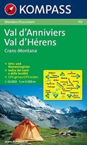 VAL D´ANNIVIERS VAL D´HÉRENS/115 KOMPASS