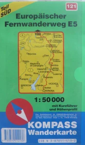 EUROPAISCHER FERNWANDERWEG E5/121 KOMPASS