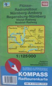 FLUSSE-RADRUNDTOUR NURNBERG-AMBERG REGENSBURG-NURNBERG/133 KOMPASS