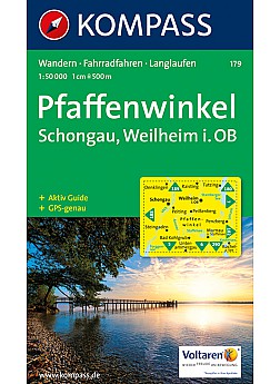 PFAFFENWINKEL SCHONGAU, WEILHEIM I. OB/179 KOMPASS