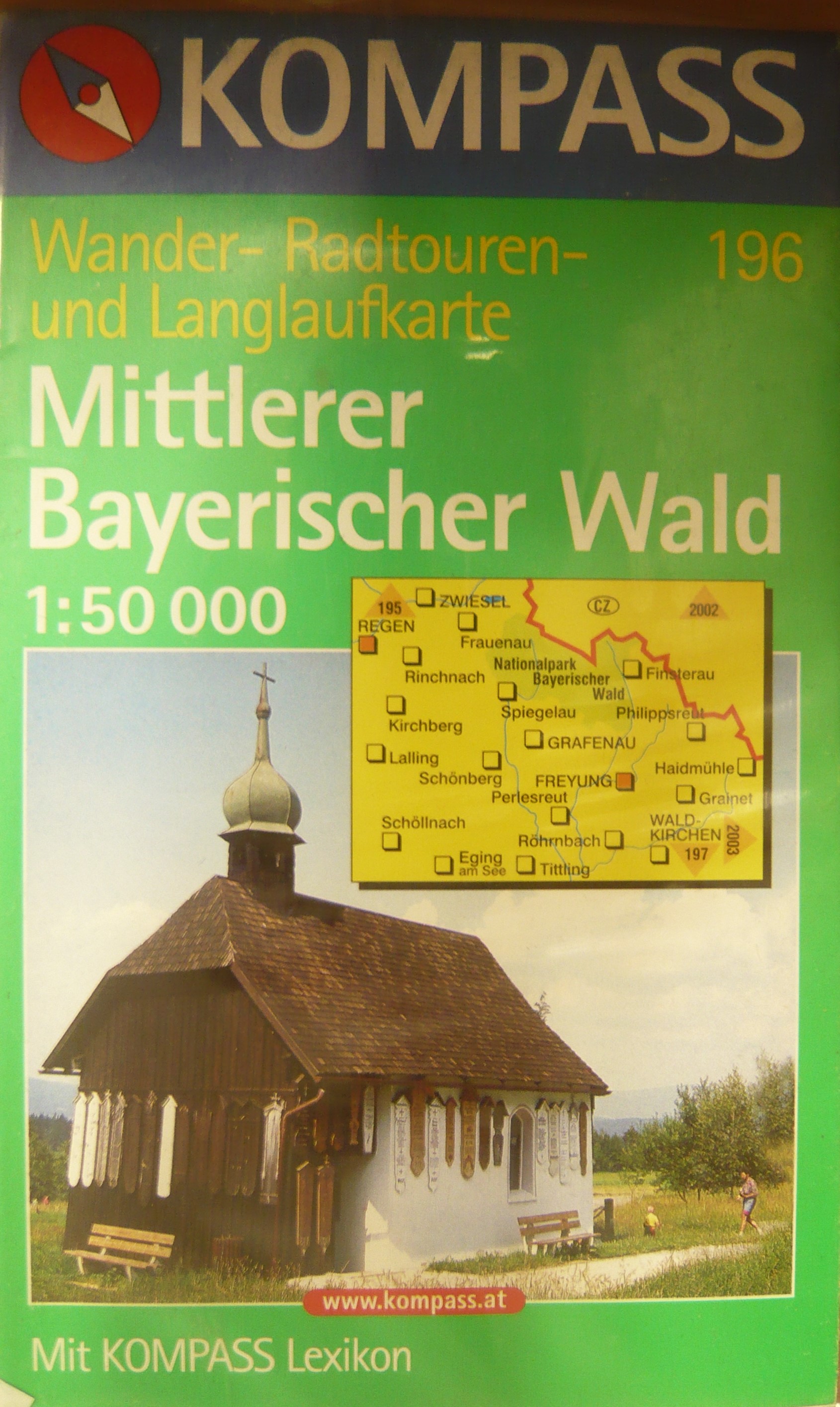 MITTLERER BAYERISCHER WALD/196 KOMPASS