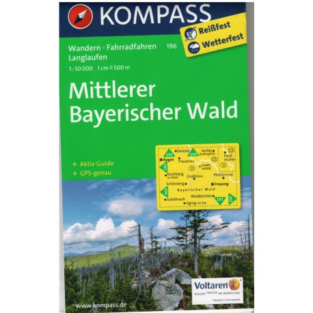 MITTLERER BAYERISCHER WALD/196 KOMPASS
