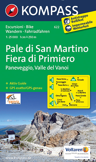 PALE DI SAN MARTINO FIERA DI PRIMIERO/622 KOMPASS