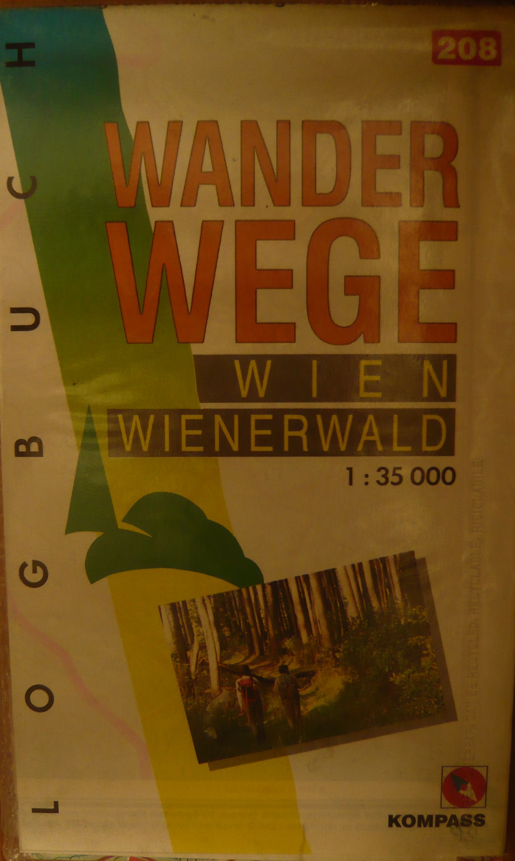 WANDER WEGE WIEN WIENERWALD/208 KOMPASS