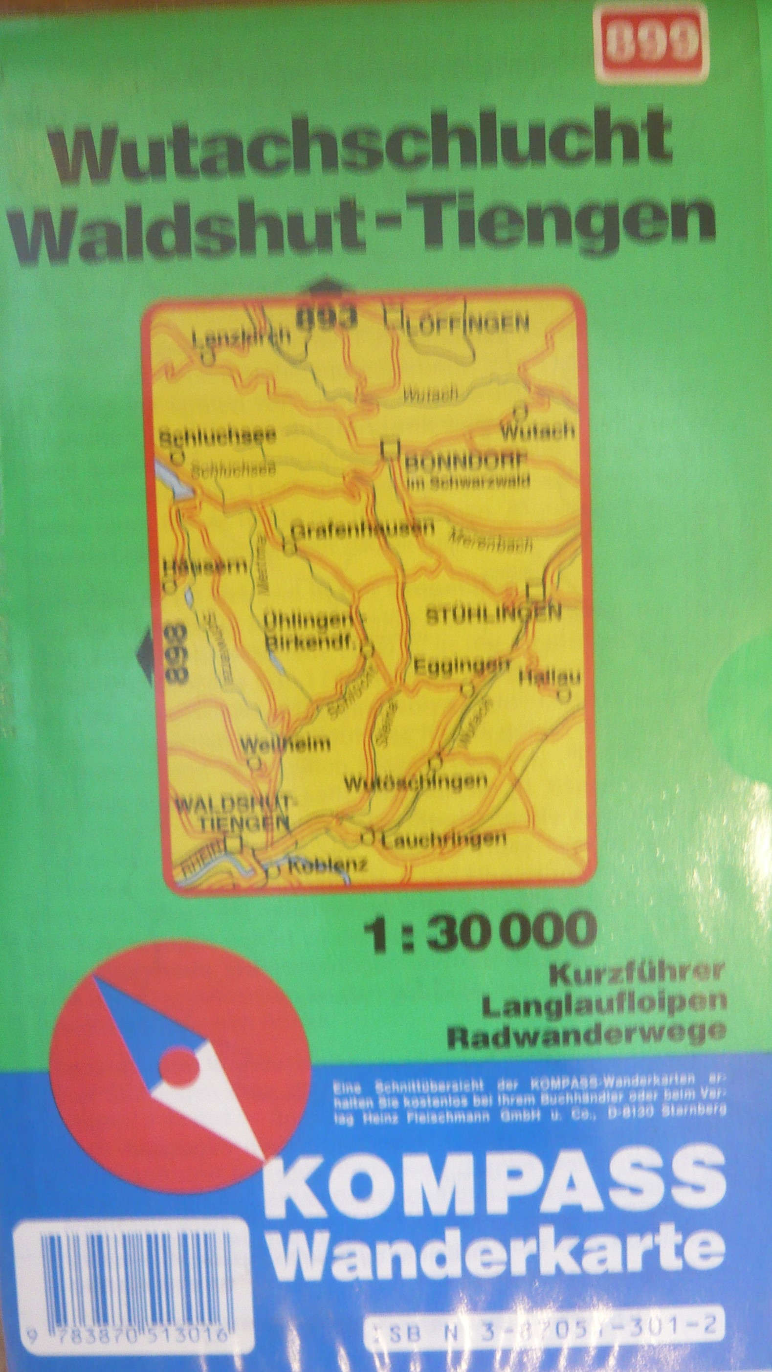 WUTACHSCHLUCHT WALDSHUT-TIENGEN/879 KOMPASS