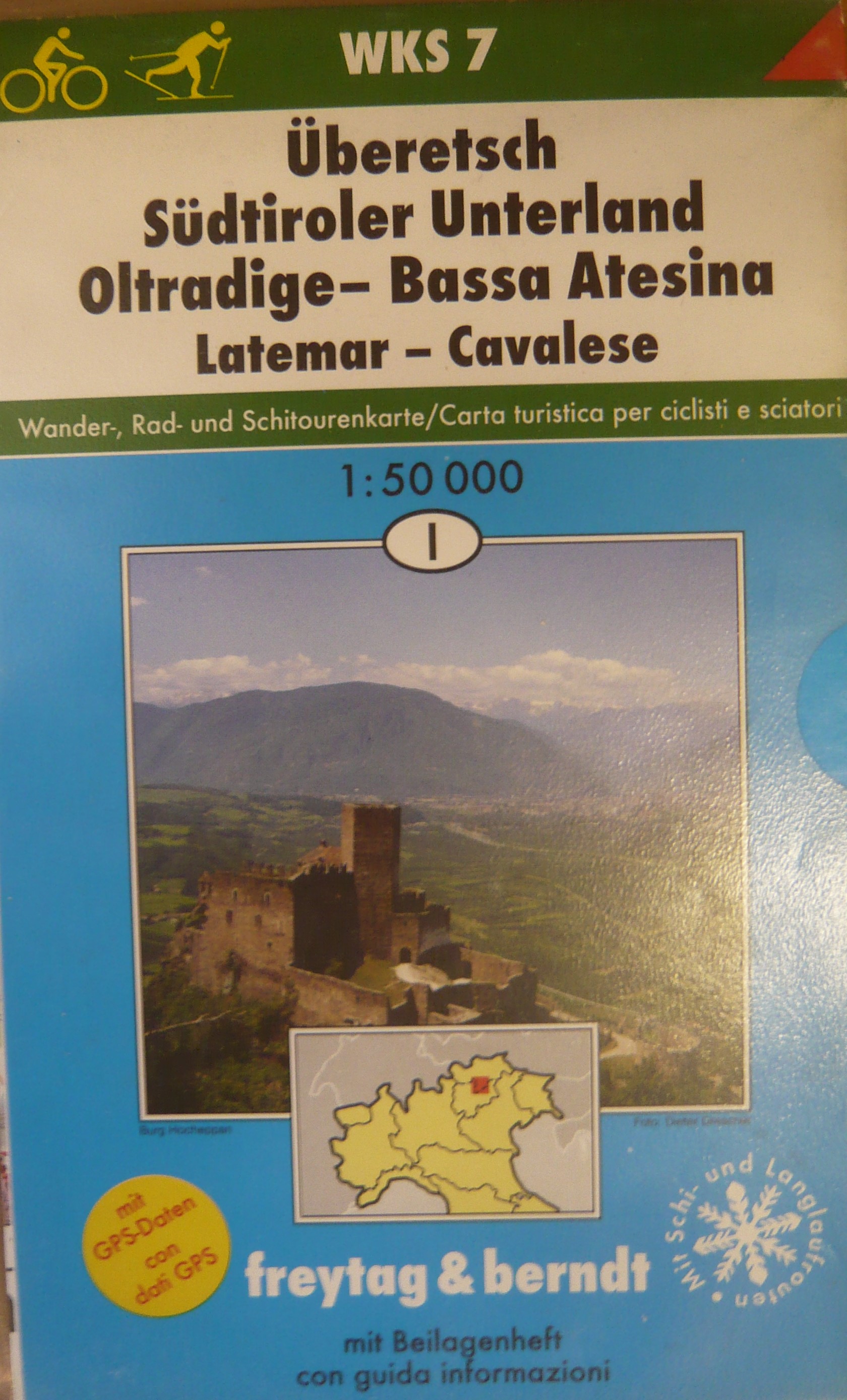 UBERETSCH SUDTIROLER UNTERLAND OLTRADIGE-BASSA ATESINA LATEMAR-CAVALESE/F&B WKS 7