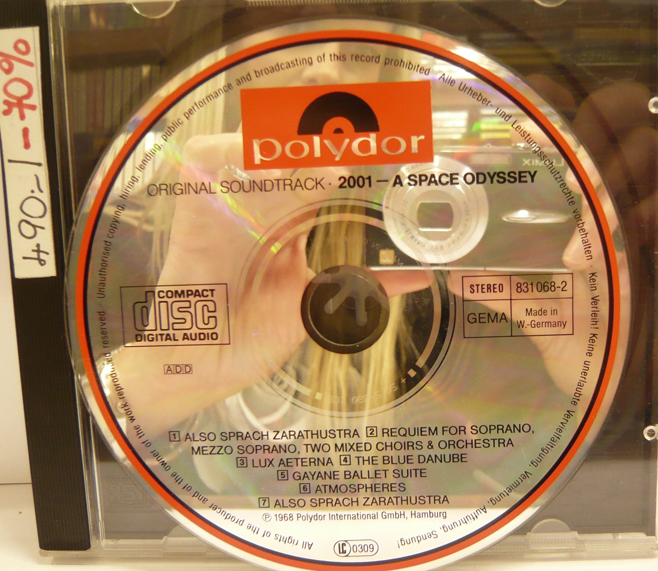 O.S.T.: 2001-A SPACE ODYSSEY/CD(BEZ BOOKLETU)