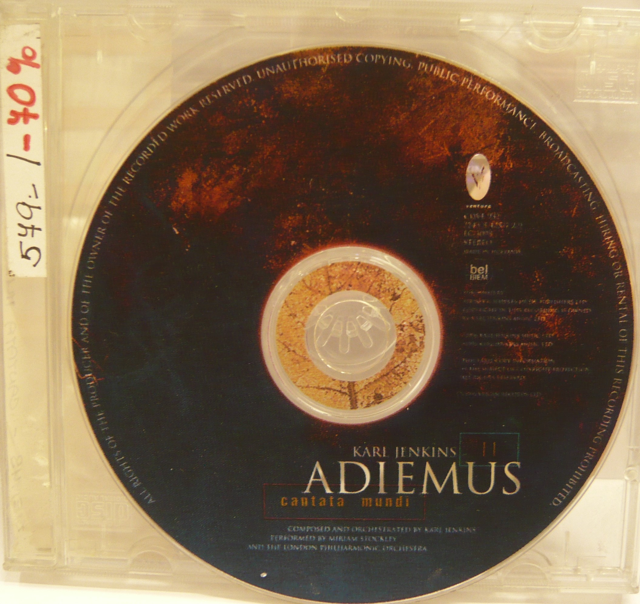 ADIEMUS, KARI JENKINS: ADIEMUS II. - CANTATA MUNDI/CD(BEZ BOOKLETU)