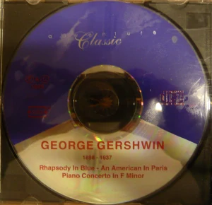 GERSHWIN GEORGE: RHAPSODY IN BLUE-AN AMERICAN IN PARIS PIANO CONCERTO IN F MINOR/CD (BEZ BOOKLETU)