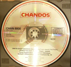 SHOSTAKOVICH D., BLOCH E., PROKOFIEV S.: SONG CYCLE, PRAYER-NIGUN-JEWISH/CD(BEZ BOOKLETU)