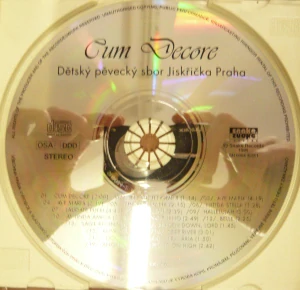 DĚTSKÝ PĚVEKÝ SBOR JISKŘIČKA: CUM DECORE/CD(BEZ BOOKLETU)