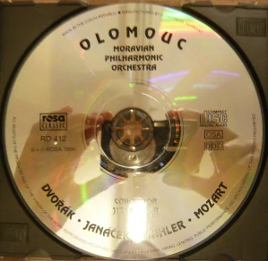 DVOŘÁK, JANÁČEK, MAHLER, MOZART: OLOMOUC-MIKULA JIŘÍ/CD(BEZ BOOKLETU)