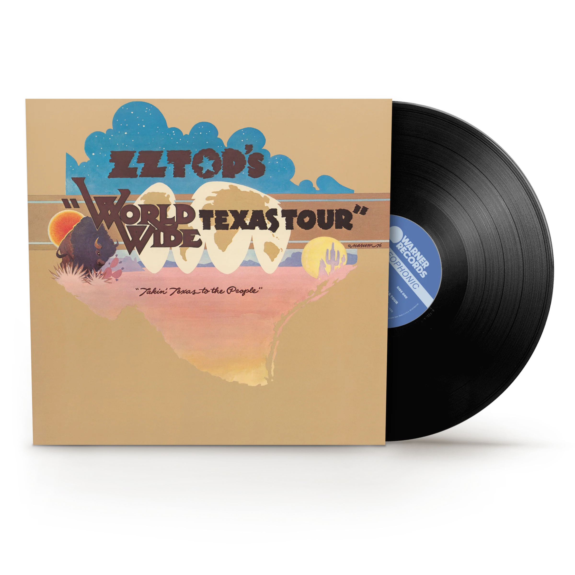 ZZ TOP: WORLD WIDE TEXAS TOUR/LP