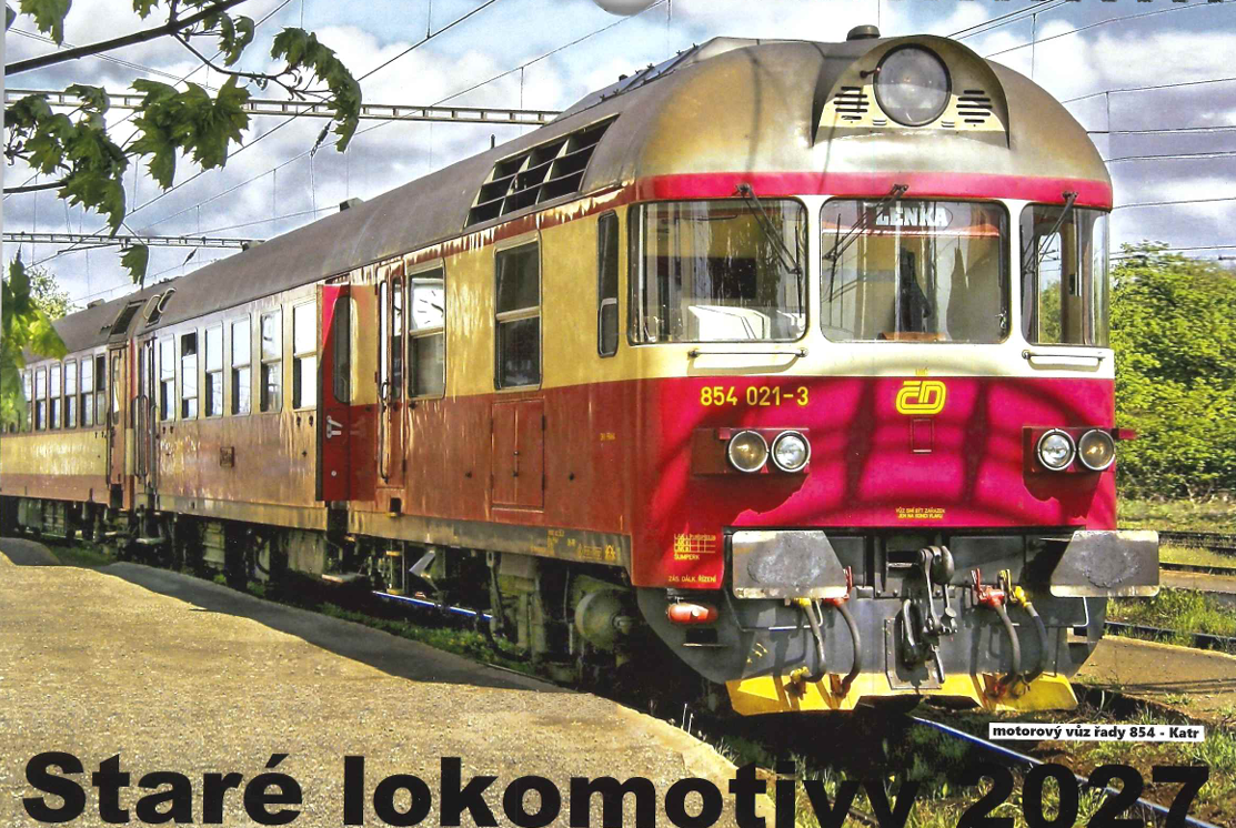 STARÉ LOKOMOTIVY 2027 (nástěnný kalendář)