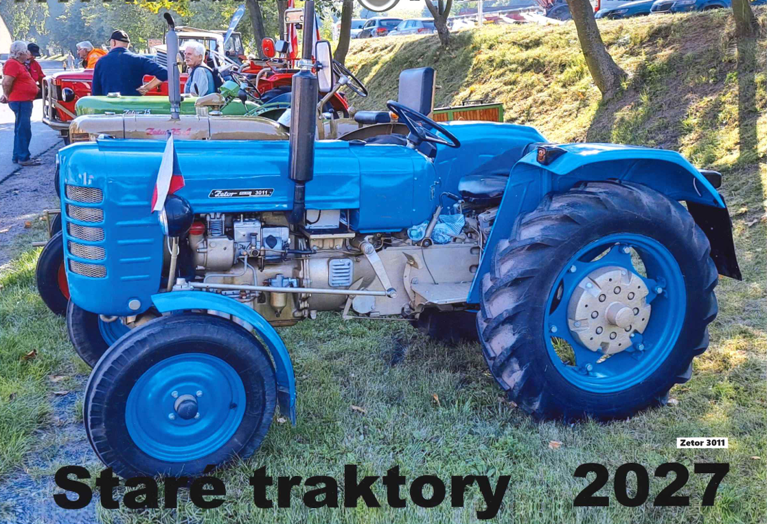 STARÉ TRAKTORY 2027 (nástěnný kalendář)