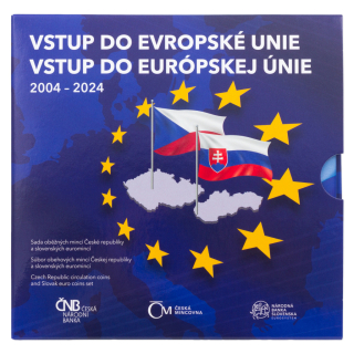 Sada oběžných mincí ČR 2024 Vstup ČR a SR do Evropské unie (Standart)