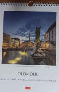 Olomouc (věčný nástěnný kalendář) se želvou