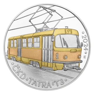 500 KČ (2024) Tramvaj ČKD Tatra T3 (proof kvalita)