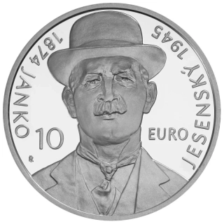10 EURO (2024) 150. výročí narození Janko Jesenského (Proof kvalita)