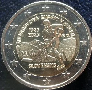 2 EURO (2025) 100. výročí ME v hokeji (běžná kvalita)