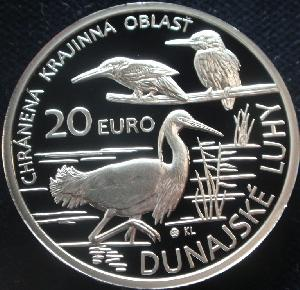20 EURO (2025) Dunajské luhy - chráněná krajinná oblast (Proof kvalita)
