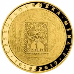 10000 KČ (2019) ZAVEDENÍ ČESKOSLOVENSKÉ MĚNY (Běžná kvalita)